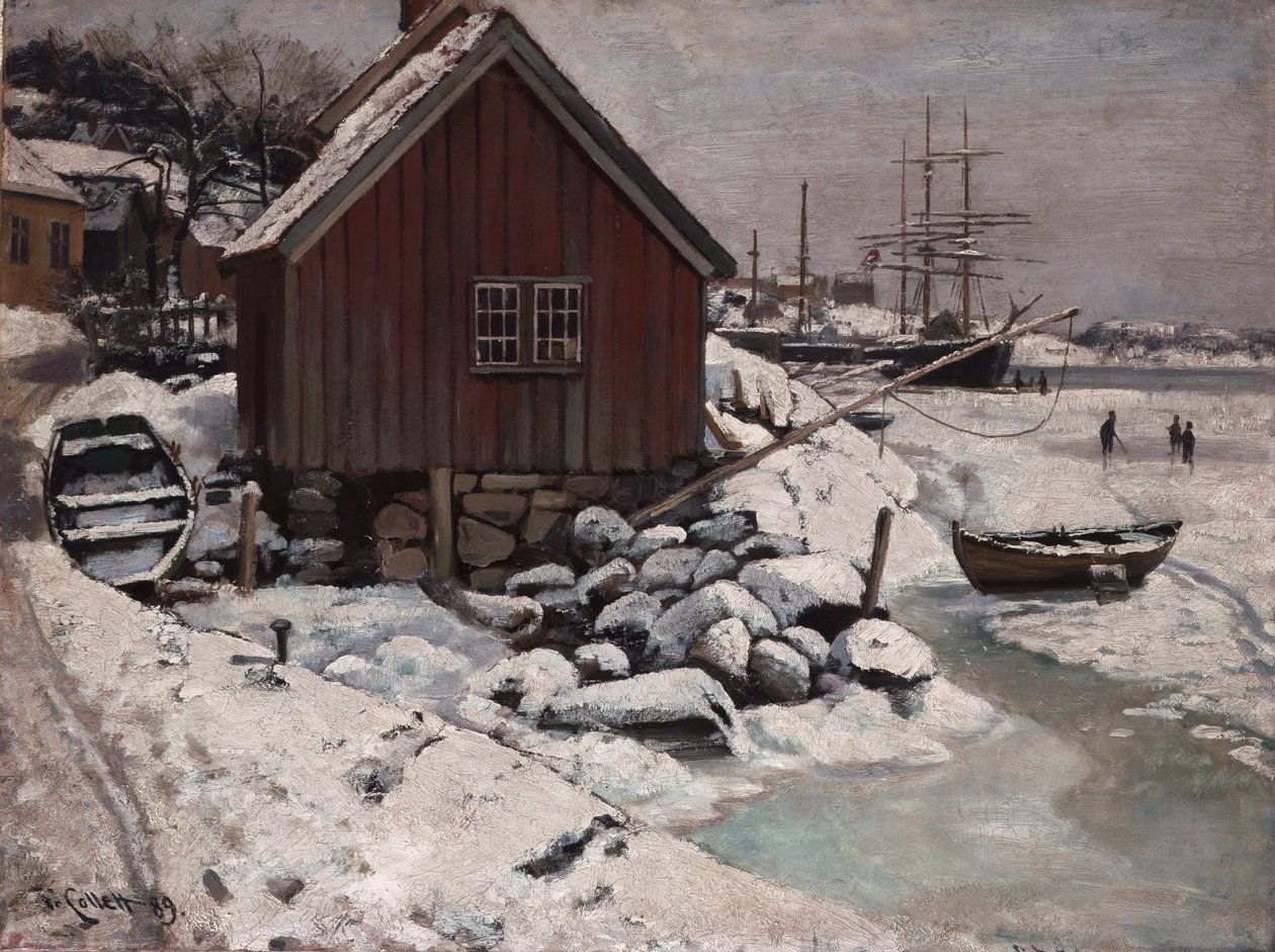 Zima autorstwa Frederik Collett