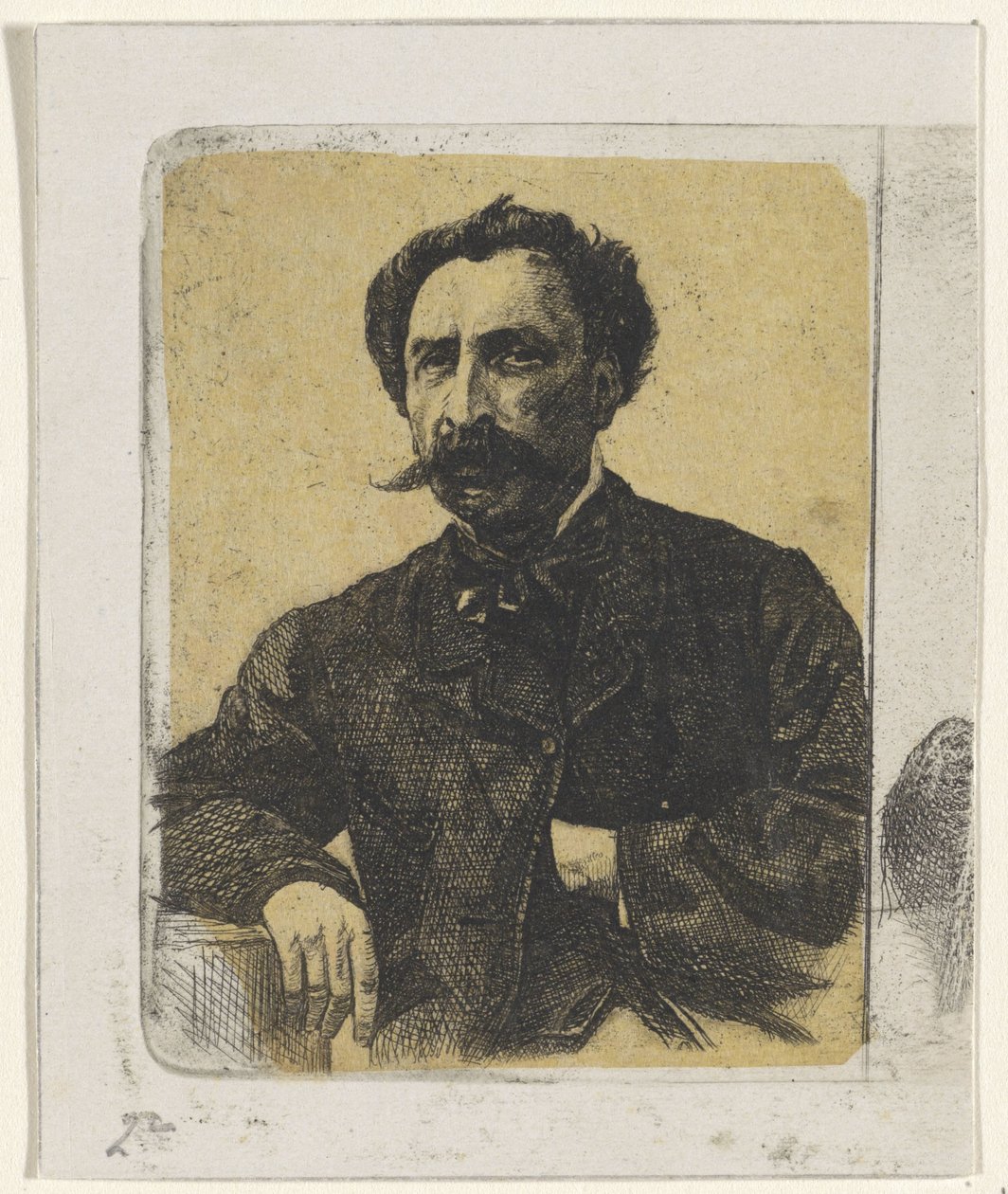Portret Samuela Verveera autorstwa Frederik Hendrik Weissenbruch