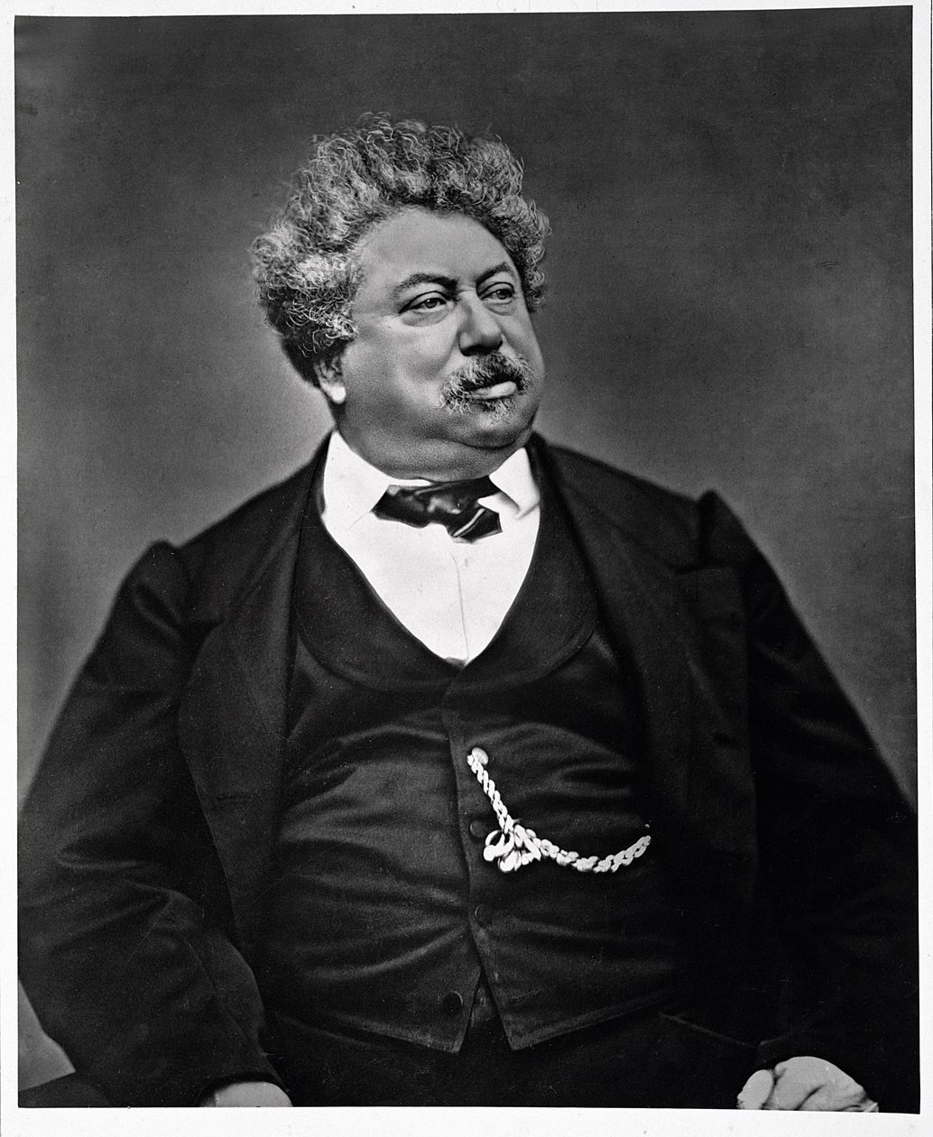 Alexandre Dumas pere (1802-70), z „Galerie Contemporaine”, c.1874-78 autorstwa French Photographer
