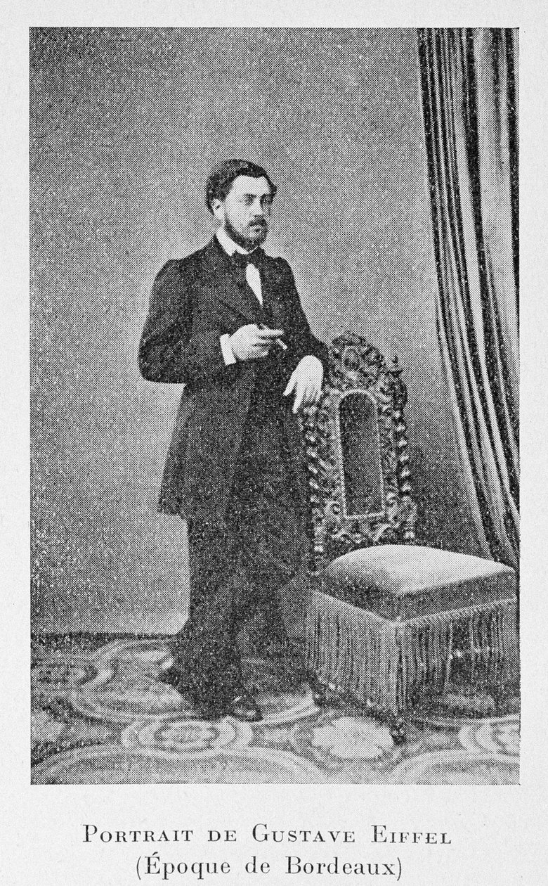 Alexandre Gustave Eiffel w czasach Bordeaux, ok.1858 autorstwa French Photographer