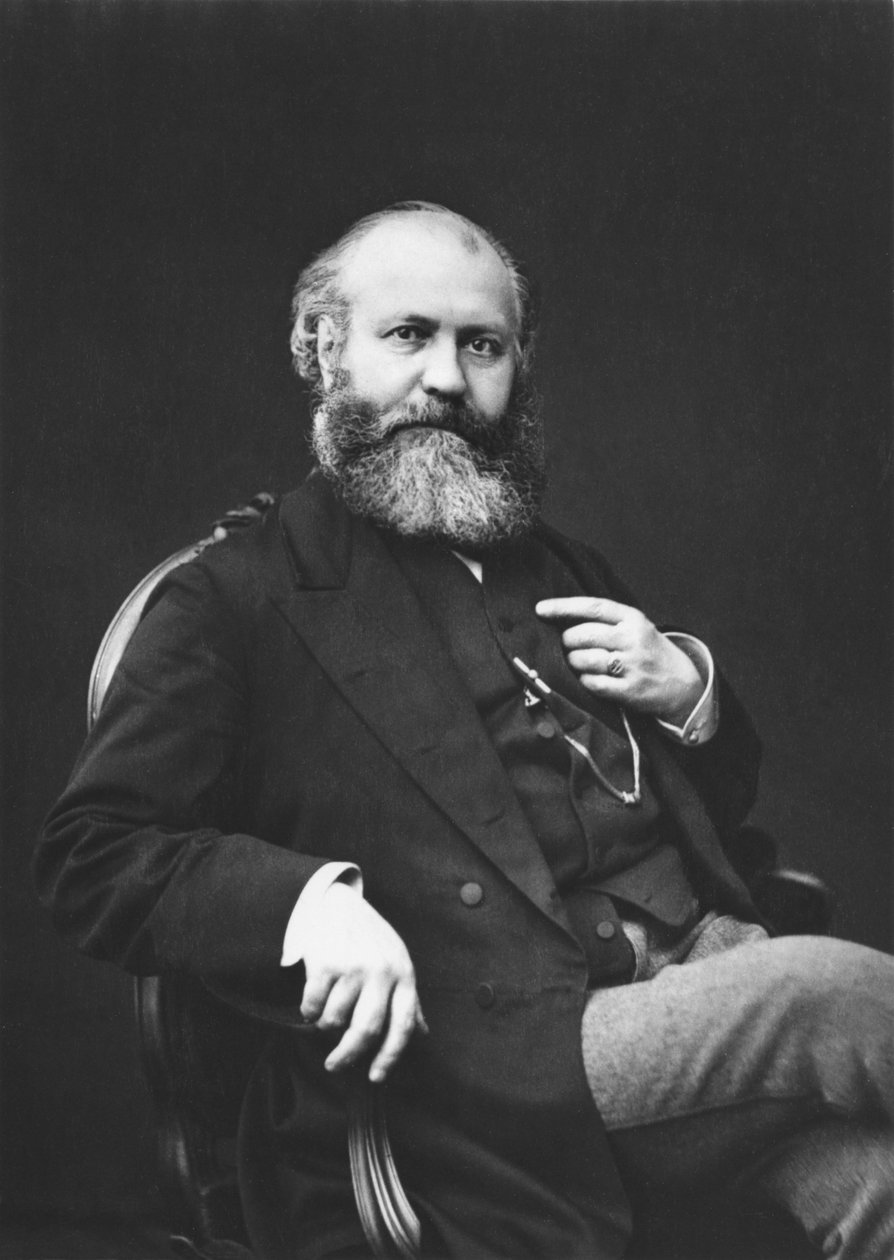 Charles-Francois Gounod (1818-93) koniec XIX wieku autorstwa French Photographer