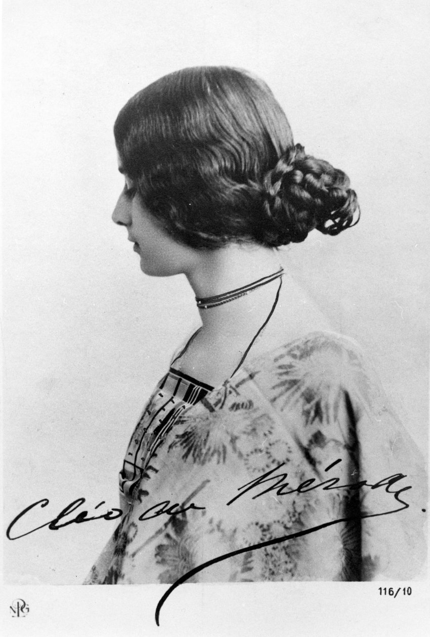 Cleo de Merode, c.1890s autorstwa French Photographer