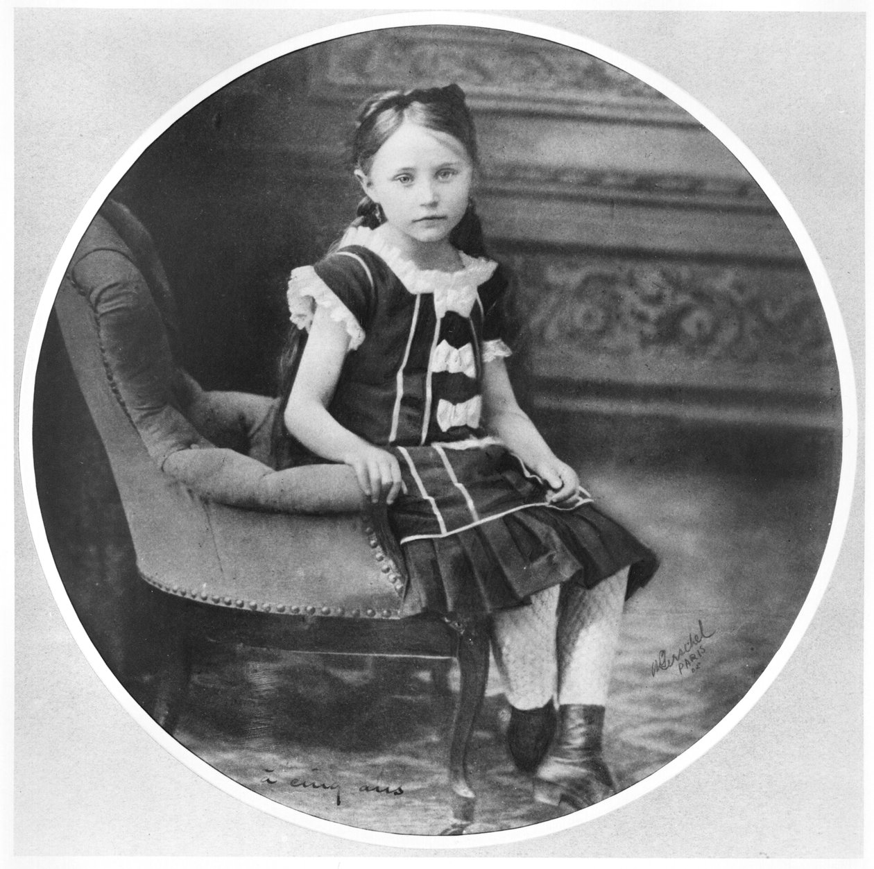 Colette (1873-1954) lat 5, 1878 autorstwa French Photographer