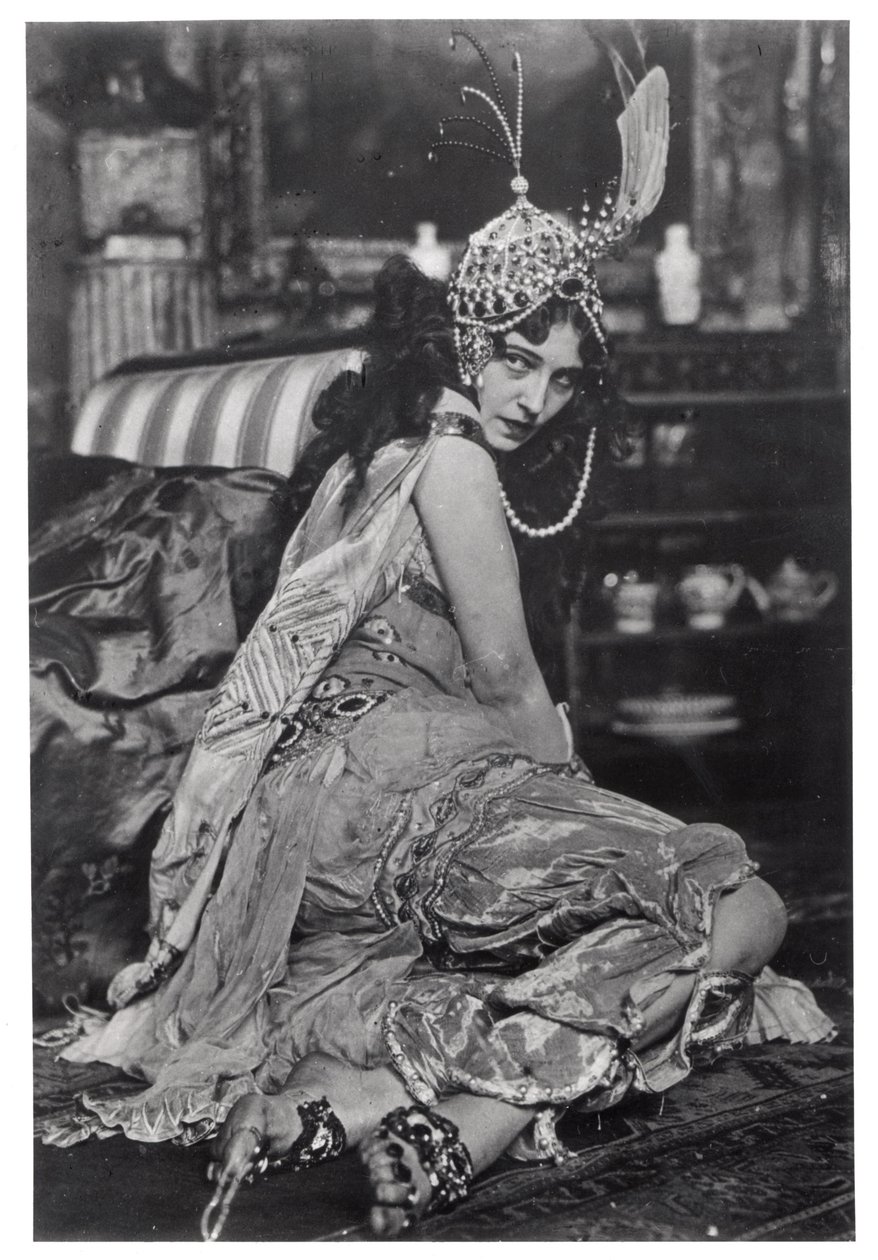 Ida Rubinstein (ok.1885-1960) jako Zobeide w Szeherezadzie, ok.1910 autorstwa French Photographer