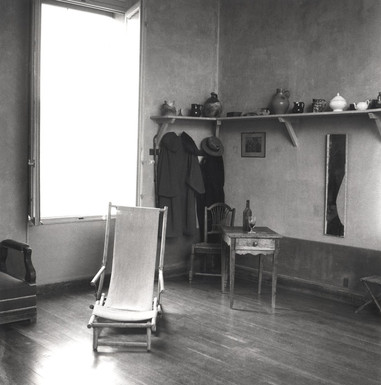 Wnętrze pracowni Cezannes w Aix-en-Provence, c.1900-02 autorstwa French Photographer