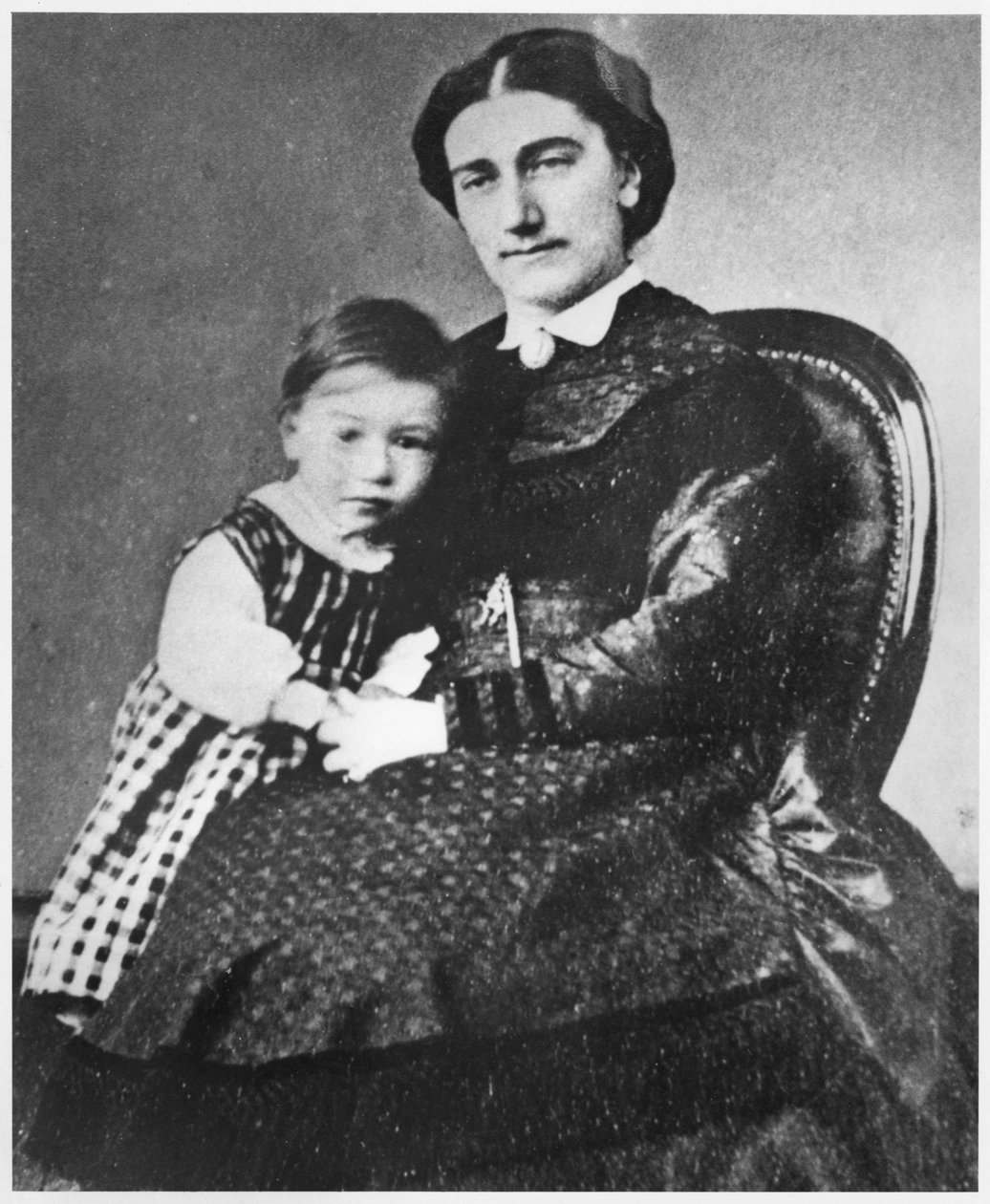 Madame Gide z Andre Gide, 1872 autorstwa French Photographer