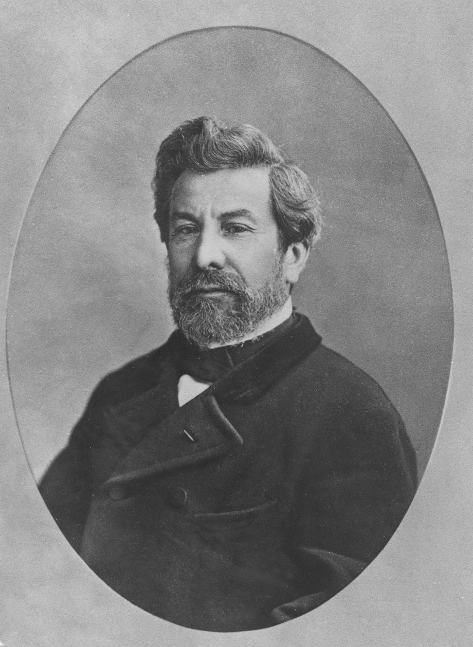 Portret Francois-Ambroise-Germain Gilbert, c.1860 autorstwa French Photographer