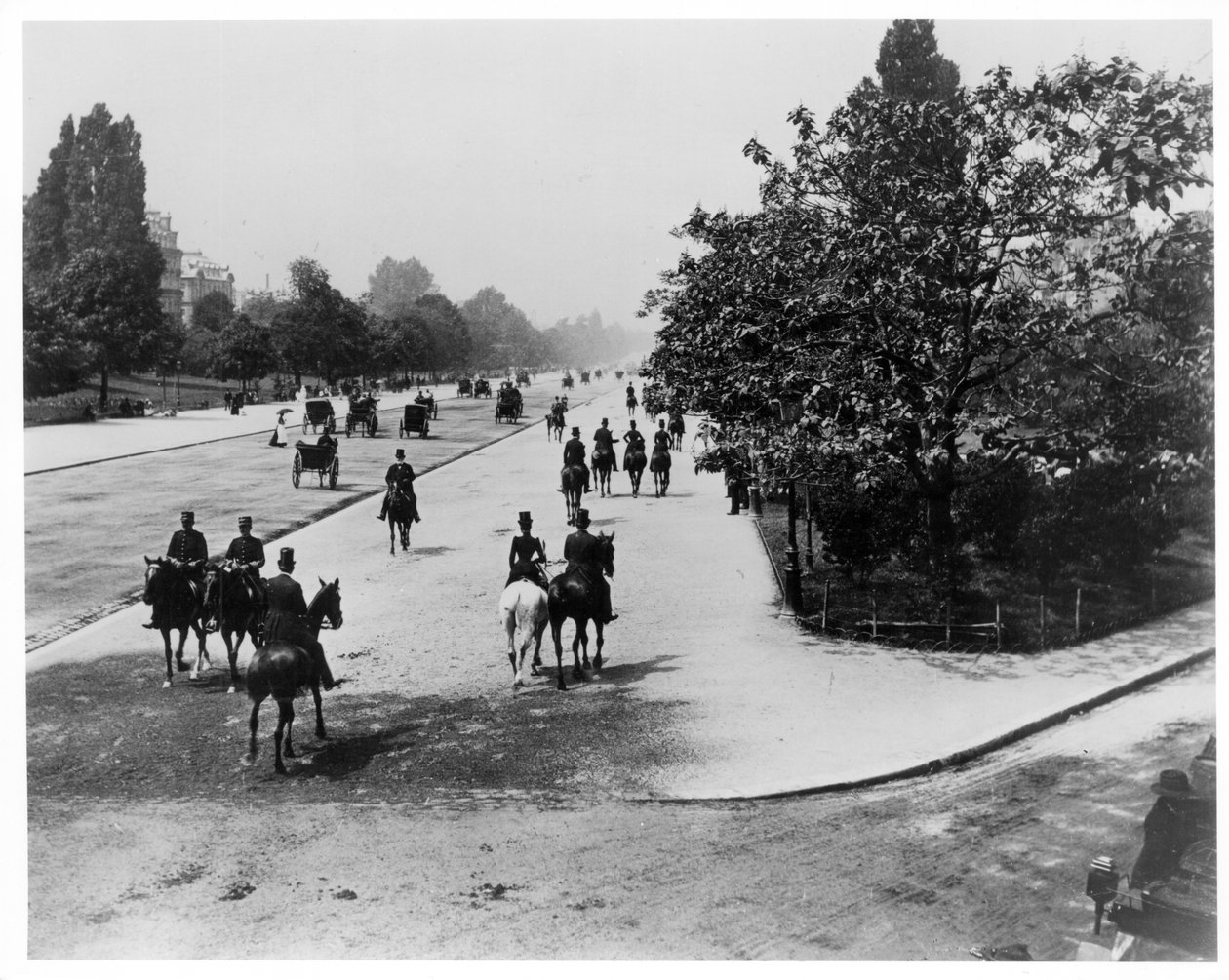 Lasek Buloński, Paryż, ok. 1900 autorstwa French Photographer