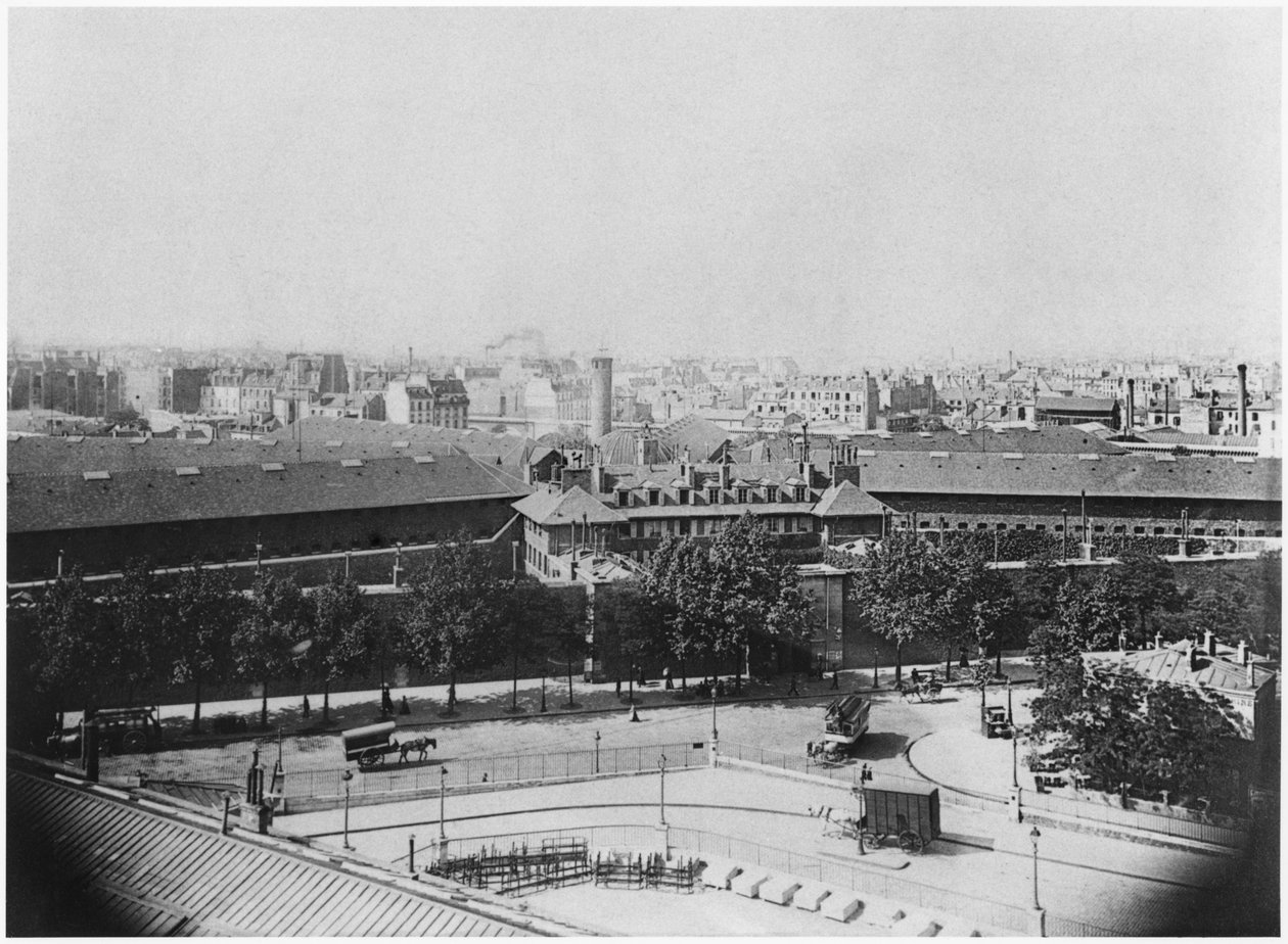 Więzienie Mazas, Paryż, ok. 1900 r. autorstwa French Photographer