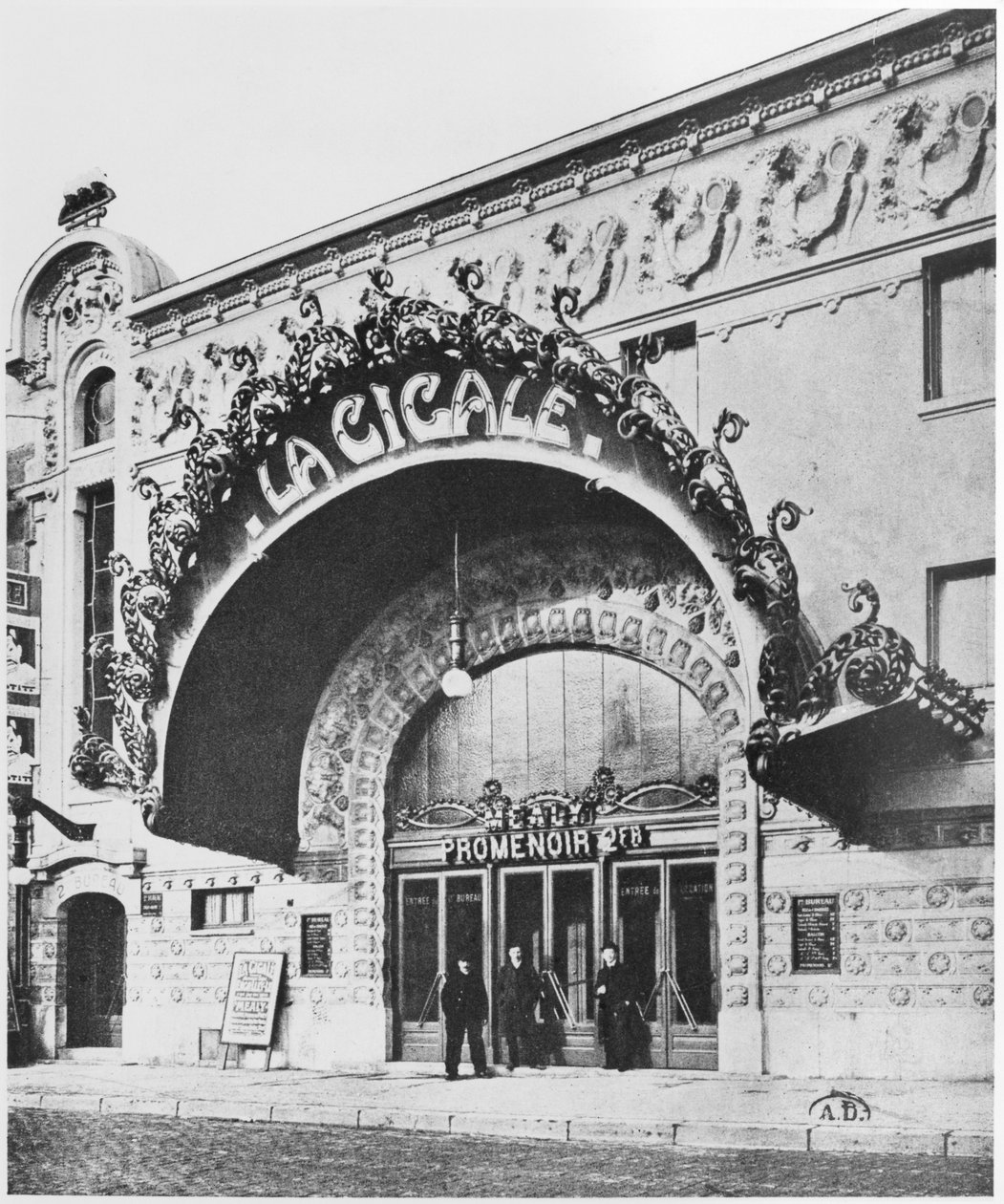 Teatr La Cigale, 120 Boulevard Rochechouart, Paryż, ok. 1900 autorstwa French Photographer