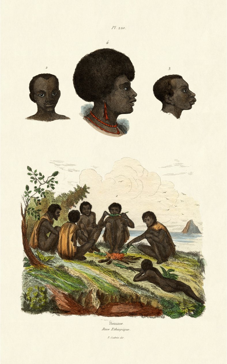 Etiopczycy, 1833-39 autorstwa French School
