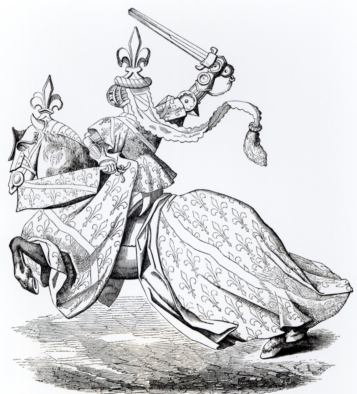 د ټورنمنټ لپاره د Duc de Bourbon وسله وال عکس، د 