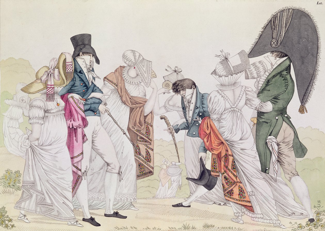„Niewidzialni”, c.1807 autorstwa French School