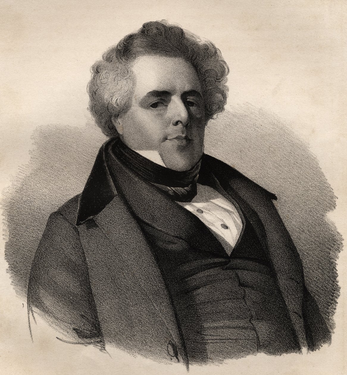 Luigi Lablache (1784-1858) autorstwa French School