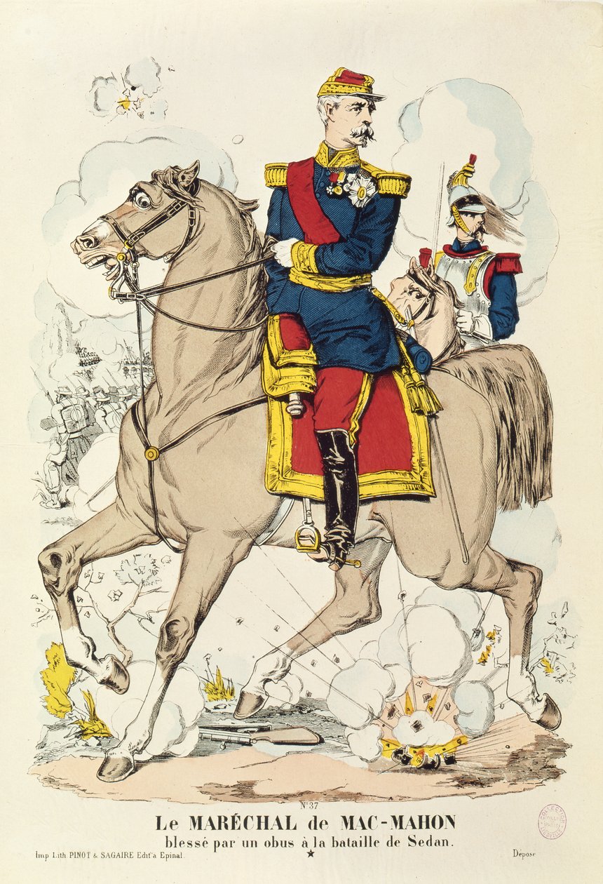 Marszałek Edme Patrice Maurice de Macmahon (1808-93) autorstwa French School