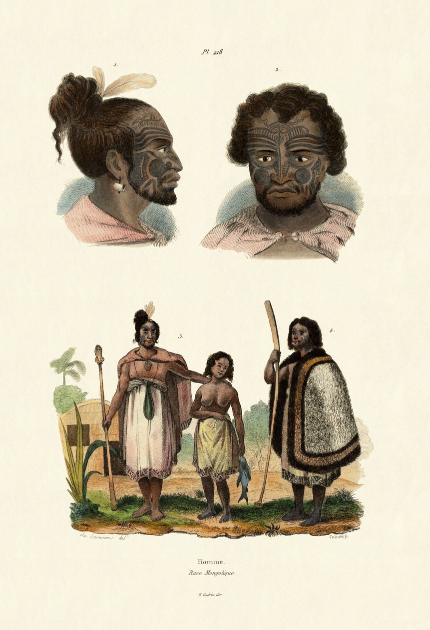 Mongołowie, 1833-39 autorstwa French School