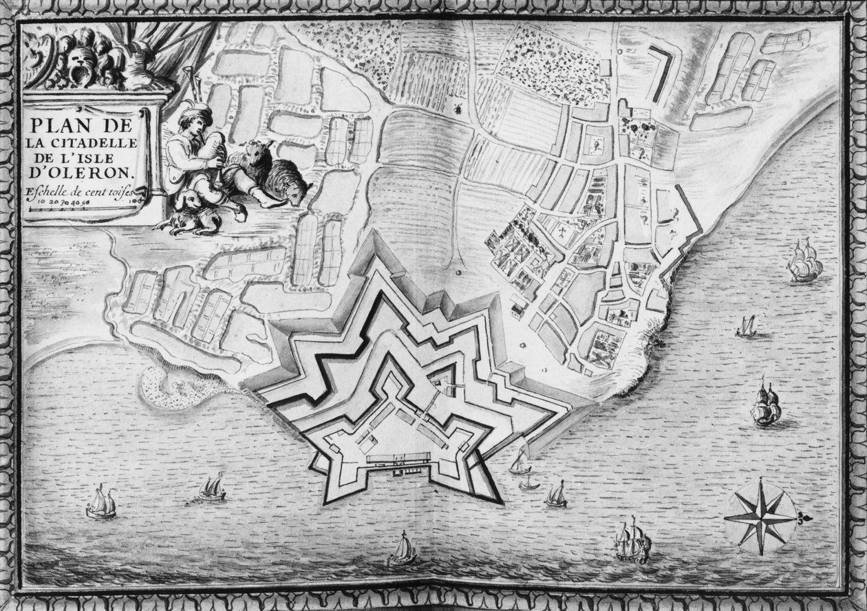 Ms 4418 T II map 16, Plan Cytadeli l