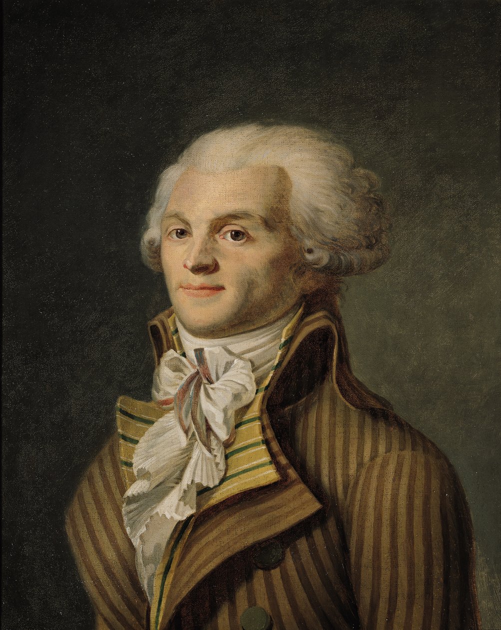 Portret Maximiliena de Robespierre (1758-94) autorstwa French School