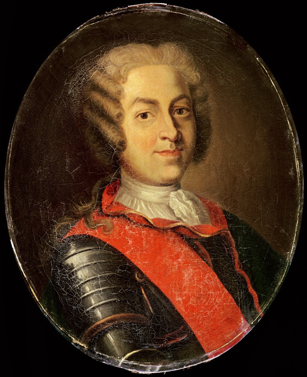 Portret Rolanda Michela Barrina, markiza de La Galissonniere autorstwa French School