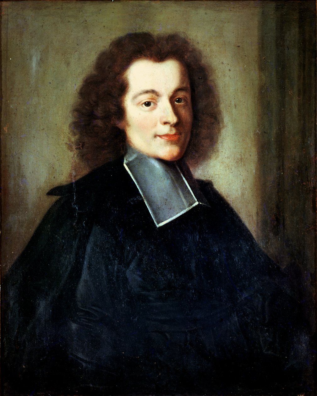 Portret przypuszczalnie przedstawiany jako Voltaire (1694-1778) jako młody mężczyzna autorstwa French School