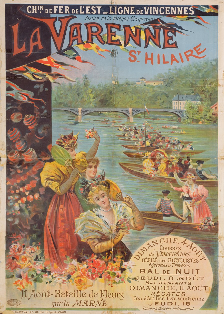 Plakat reklamujący Kolej Wschodnią autorstwa French School