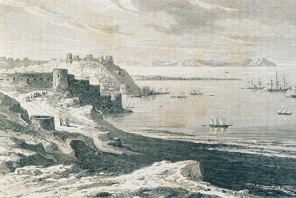 Tanger w latach 60. XIX wieku autorstwa French School