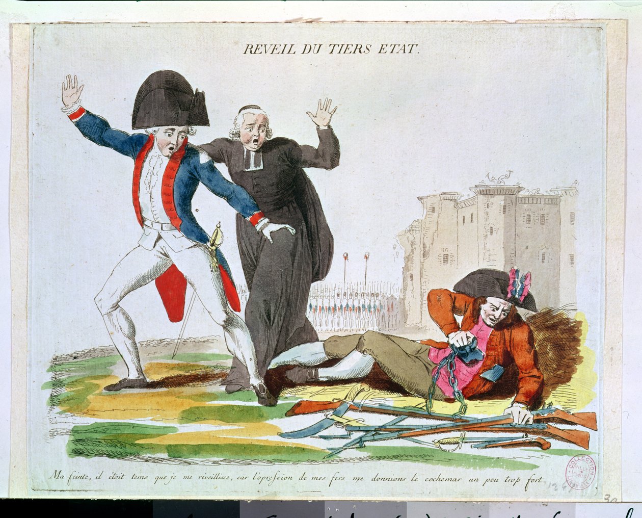 Przebudzenie Trzeciego Stanu, lipiec 1789 (zob. też 266297) autorstwa French School