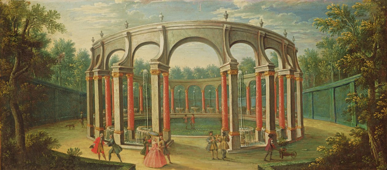 Bosquet de la Colonnade w Wersalu, początek XVIII wieku autorstwa French School