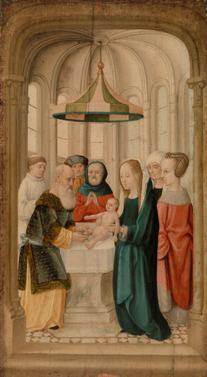 Obrzezanie Chrystusa (tempera na panelu) autorstwa French School