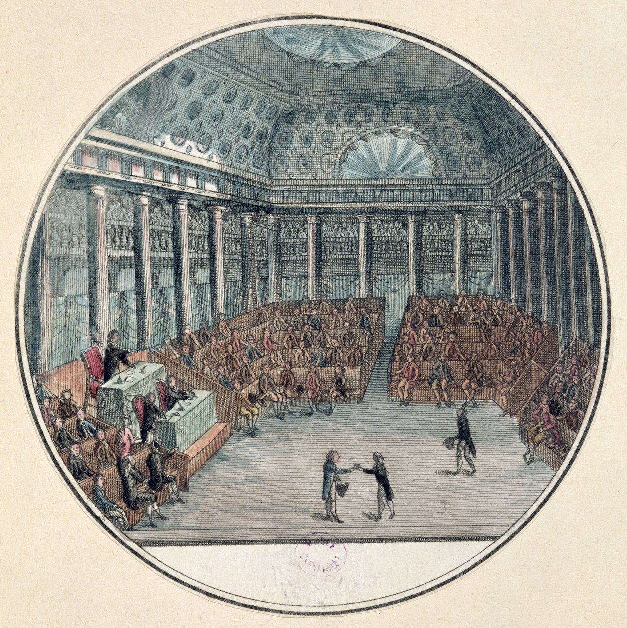 Posłowie na zebranie gminne w Zgromadzeniu Narodowym, 17 czerwca 1789 r. autorstwa French School
