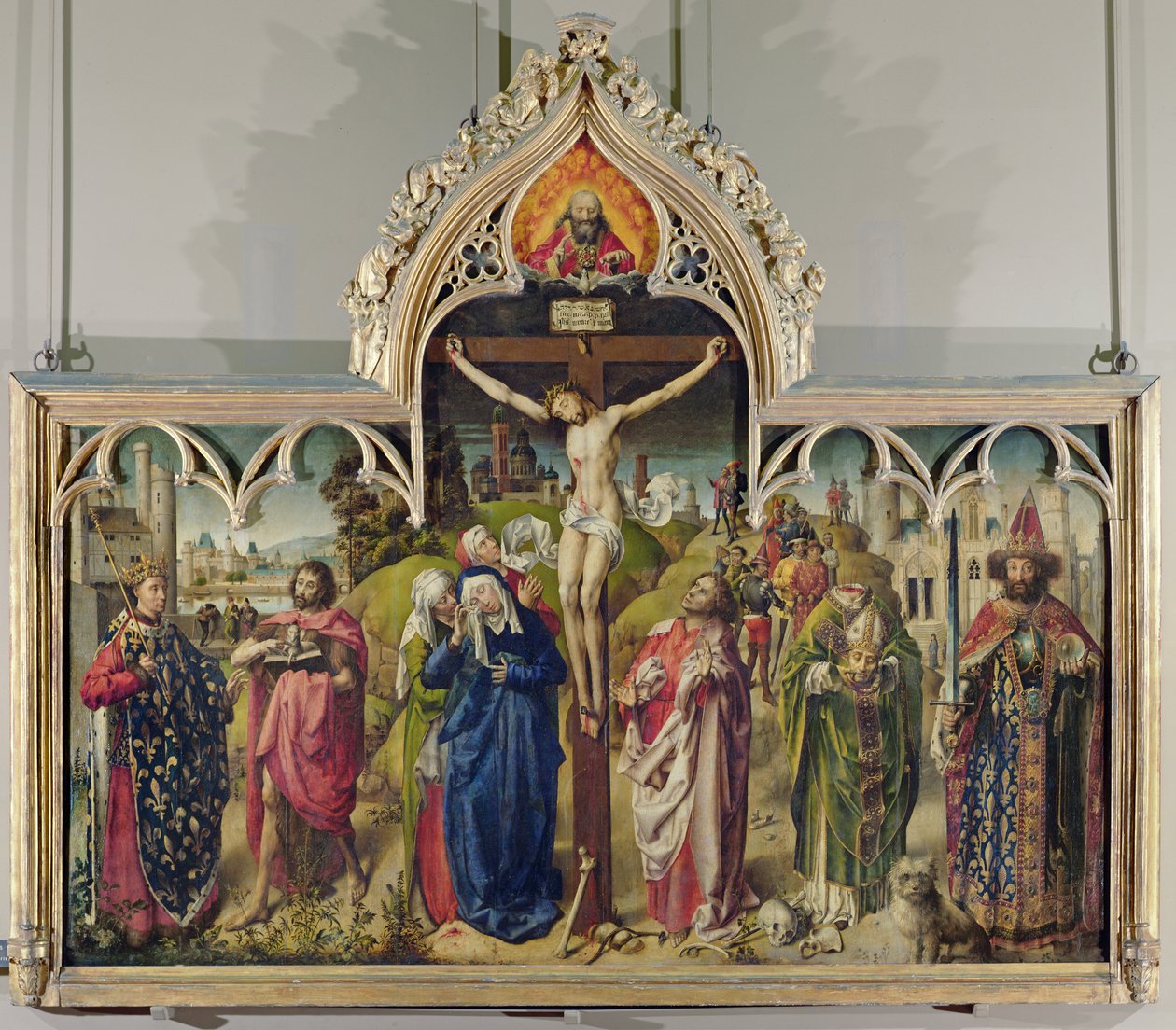 Ołtarz Parlementu Paryskiego, 1453-55 autorstwa French School