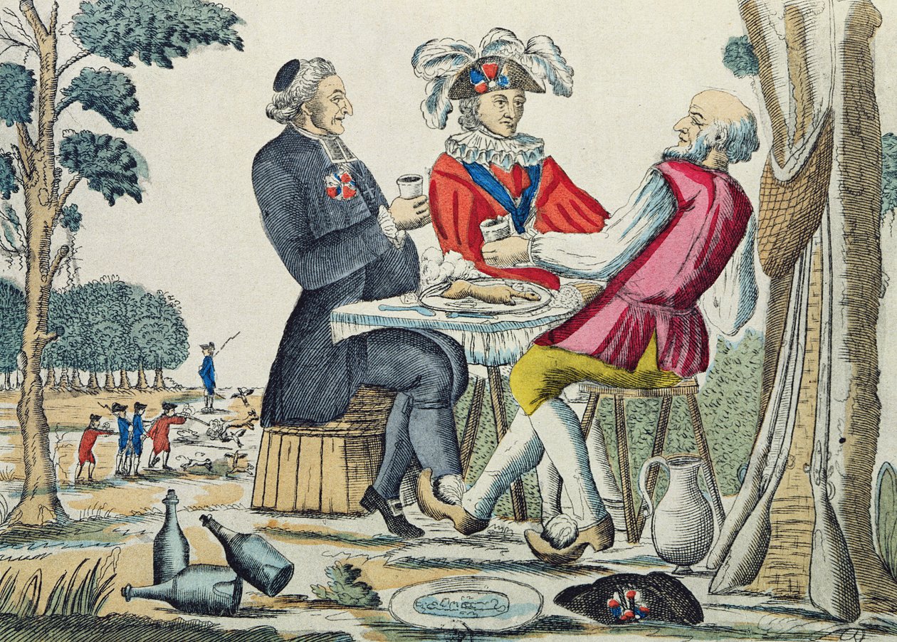 Patriotyczna Przekąska, Zjazd Trzech Stanów, 4 sierpnia 1789 r. autorstwa French School