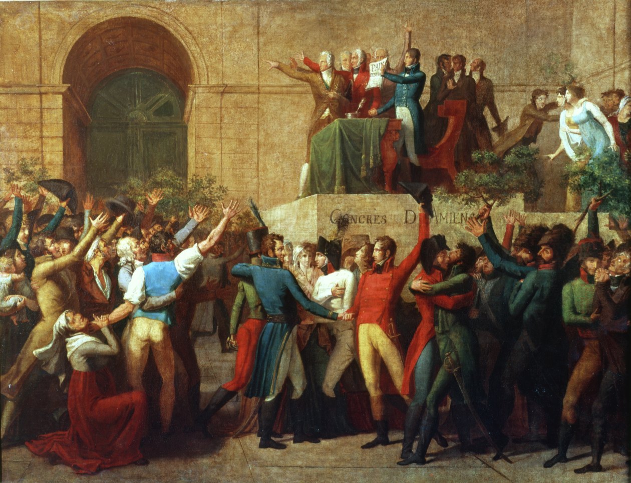 Traktat z Amiens w 1802 r. autorstwa French School
