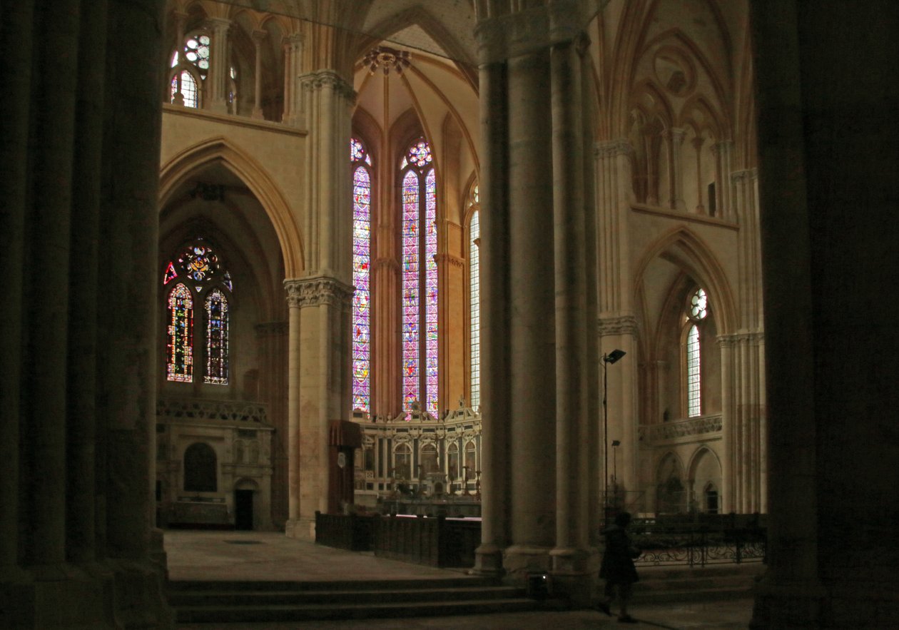 Transept болон East End пологийн үзэмж autorstwa French School