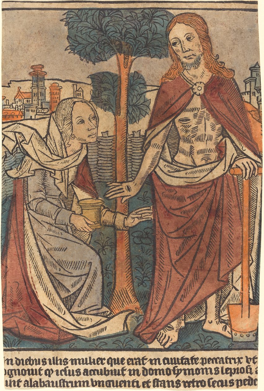 Chrystus ukazuje się Marii Magdalenie autorstwa French 15th Century