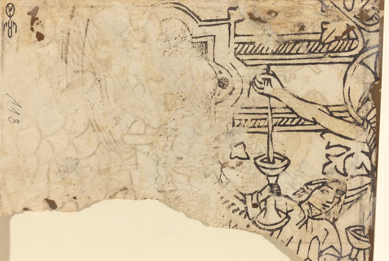 Chrystus na krzyżu złotniczym autorstwa French 15th Century