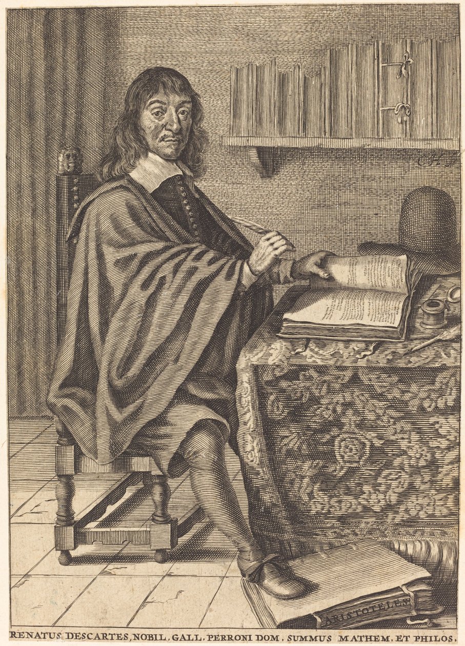 René Descartes autorstwa French 17th Century