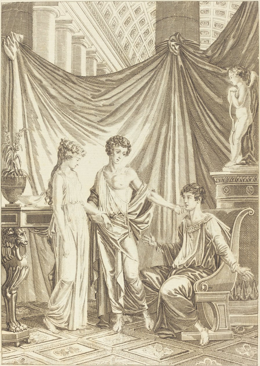 Dwóch przyjaciół autorstwa French 18th Century