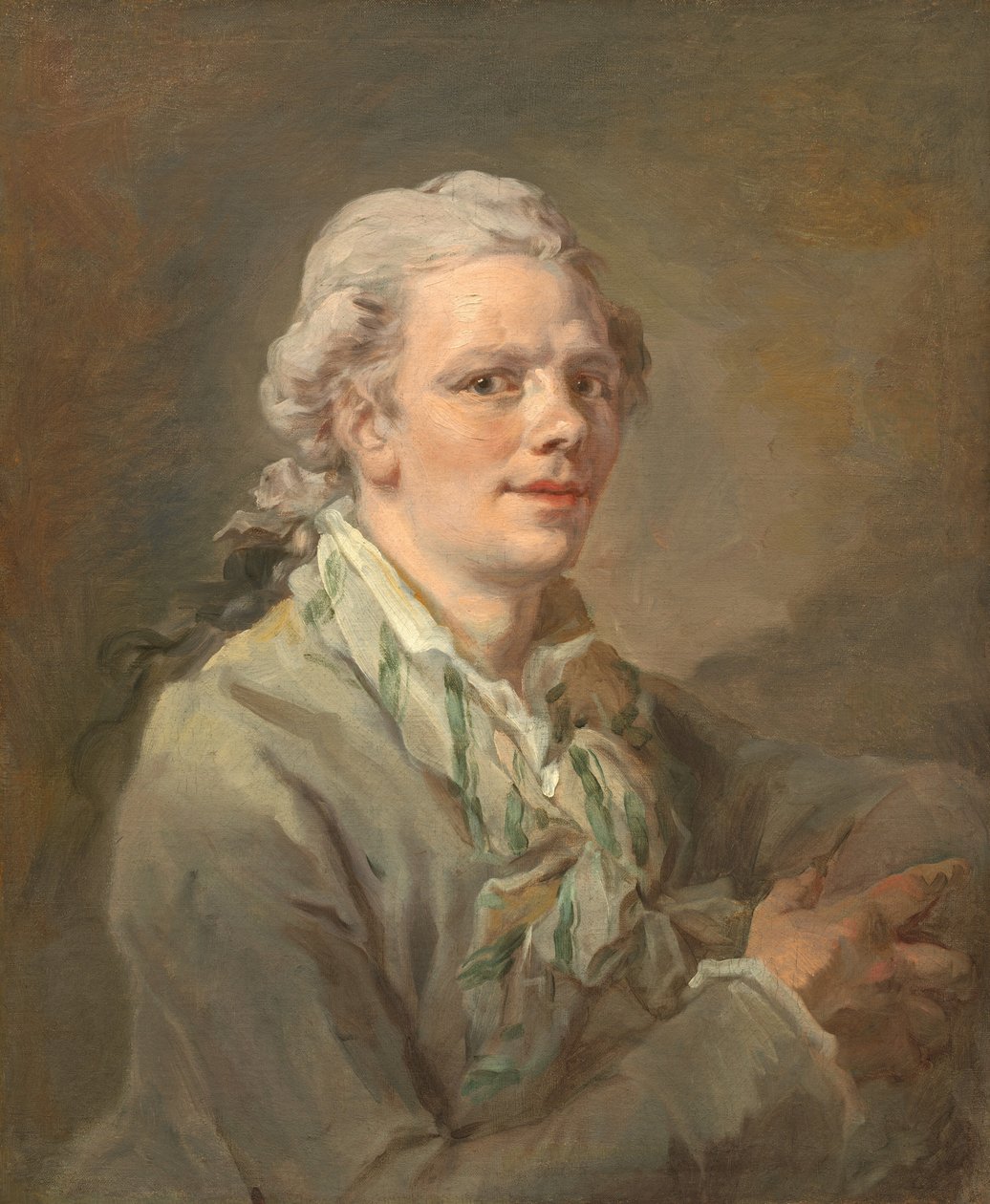 Portret młodego mężczyzny autorstwa French 18th Century