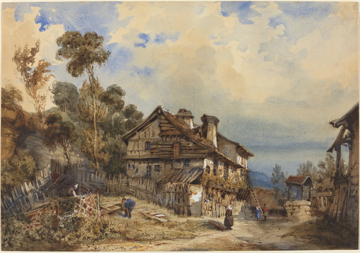 Rustykalny krajobraz autorstwa French 19th Century