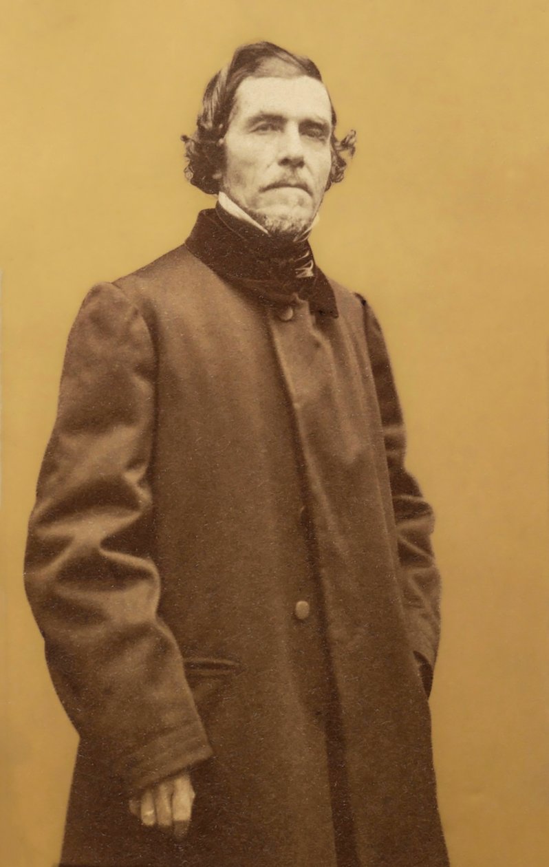 Ferdynand Wiktor Eugeniusz Delacroix. (wydrukować) autorstwa French Photographer