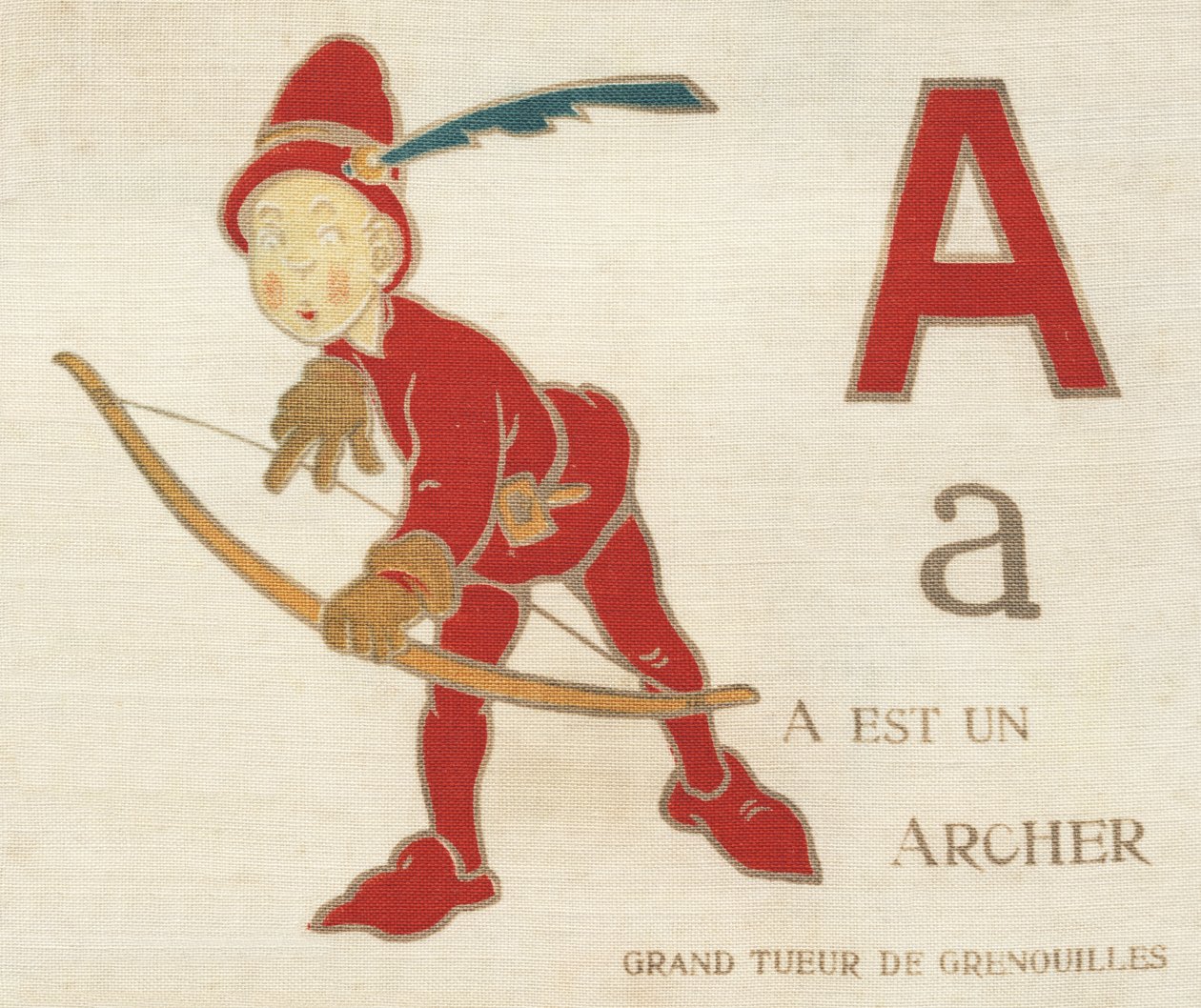 A to wielki zabójca żab Archer. autorstwa French School