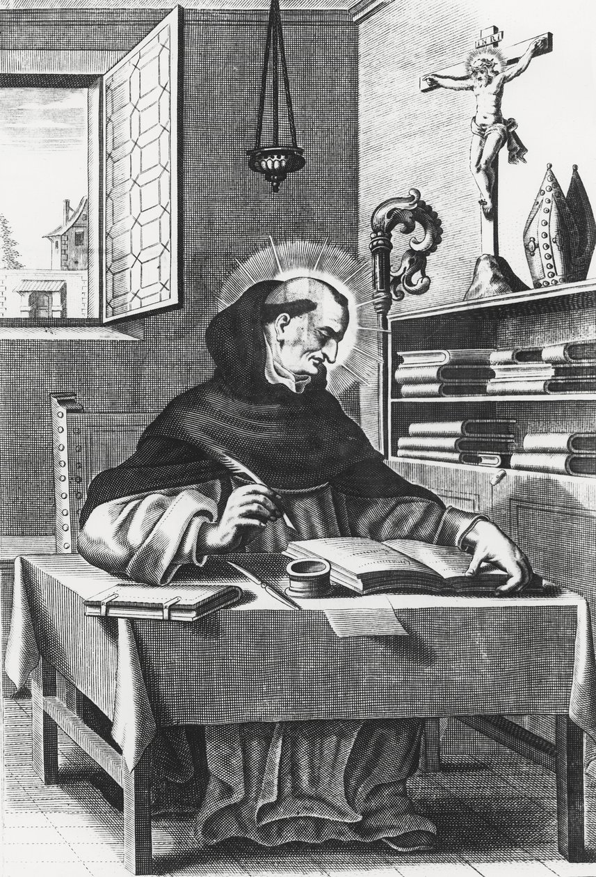 Albertus Magnus (grafika) autorstwa French School
