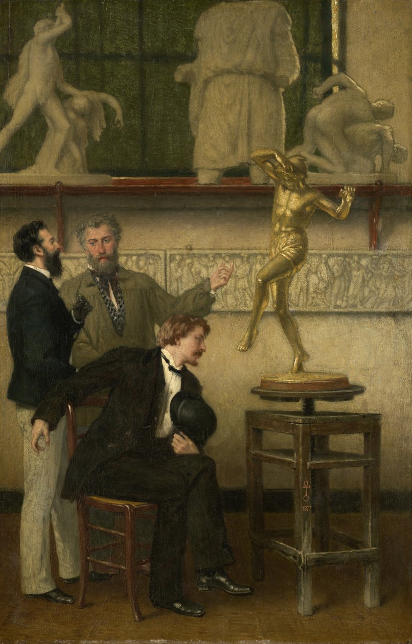 Artysta w swojej pracowni autorstwa French School