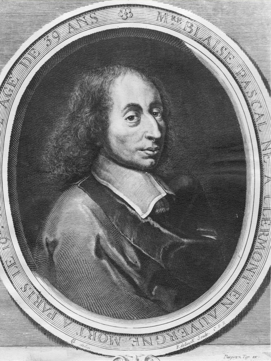 Blaise Pascal (1623-62) autorstwa French School