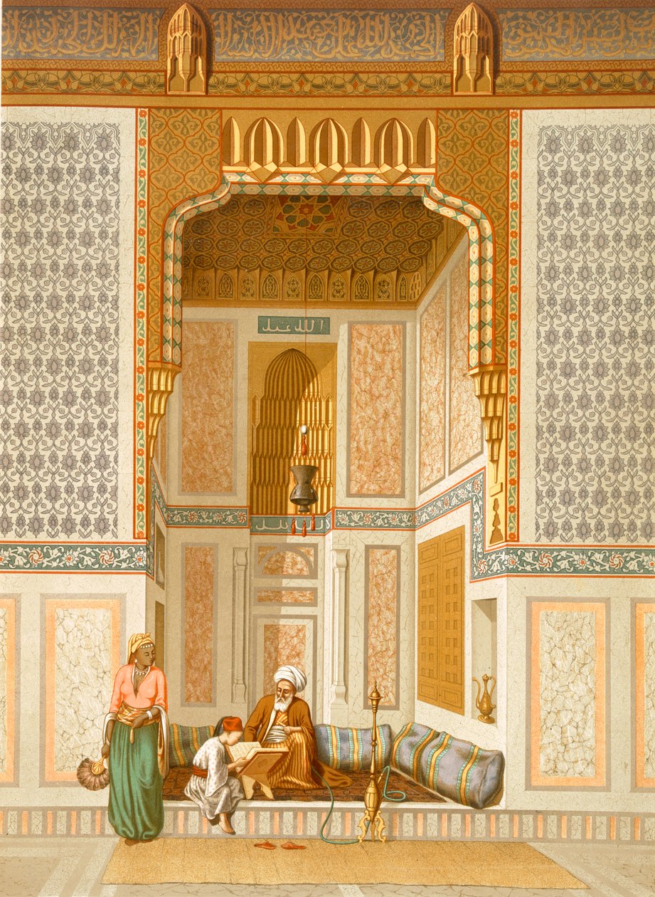 Mesquita Bordeyny, Cairo (lito de cor)polonês autorstwa French School