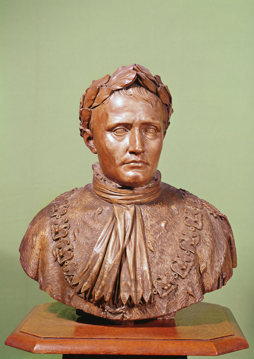 Popiersie Napoleona I (1769-1821) (tynk) autorstwa French School