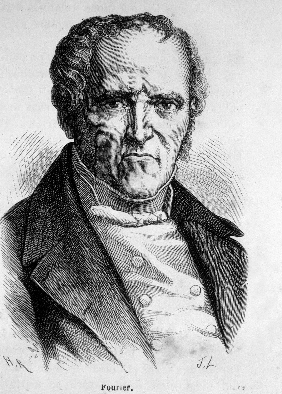 Charles Fourier (1772-1837), francuski filozof i ekonomista. autorstwa French School