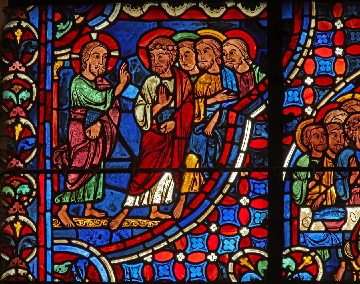 Chrystus - z uczniami (w0) autorstwa French School