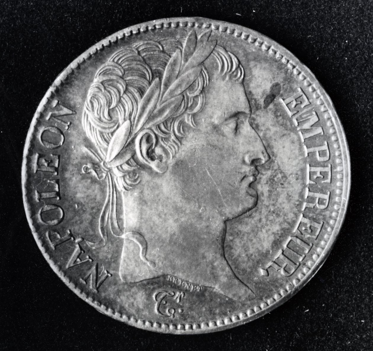 Moneta przedstawiająca Napoleona I (1769-1821) (metal) autorstwa French School